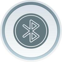 Bluetooth solide bouton icône vecteur