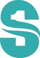 s1 logo modèle dans une moderne minimaliste style vecteur