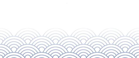 Japonais violet vague Contexte vecteur. fond d'écran conception avec violet et blanc sans couture océan vague modèle toile de fond. moderne luxe Oriental illustration pour couverture, bannière, site Internet, décor, frontière. vecteur