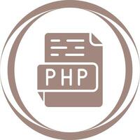 icône de vecteur php