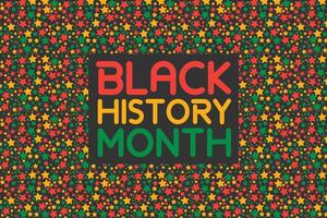 noir histoire mois Contexte vecteur conception. africain américain Etats-Unis et Canada annuellement fête.