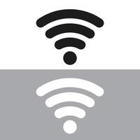 Wifi icône. vecteur Wifi signal noir et blanc sans fil Icônes ensemble, vecteur