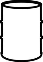 baril pétrole tambour icône dans ligne style. isolé sur pétrole tambour symbole avec laissez tomber signe pétrole les stocks gallon carburant tambour conteneurs. pétrole industrie. vecteur pour applications, site Internet