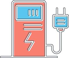 électrique charge vecteur icône