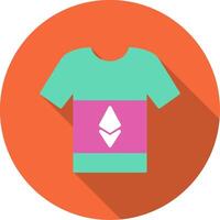 ethereum T-shirt vecteur icône