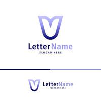 moderne lettre v logo conception vecteur. Créatif v logo concepts modèle vecteur