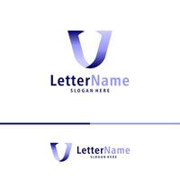 moderne lettre v logo conception vecteur. Créatif v logo concepts modèle vecteur