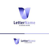 moderne lettre v logo conception vecteur. Créatif v logo concepts modèle vecteur