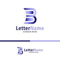 moderne lettre b logo conception vecteur. Créatif b logo concepts modèle vecteur