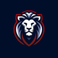 création de logo esport lion vecteur