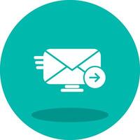 email expédié vecteur icône