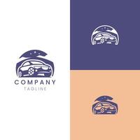 voiture logo pour affaires et marque identité vecteur