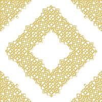 d'or est modèle conception pour islamique et culture thème vecteur