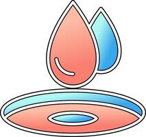 icône de vecteur de goutte d'eau