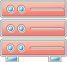 icône de vecteur de serveur
