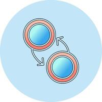 icône de vecteur d'échange