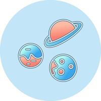 icône de vecteur de planètes