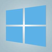fenêtre ancien icône, Microsoft ancien Icônes, symbole. vecteur illustration