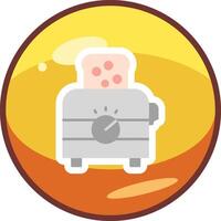 icône de vecteur de grille-pain