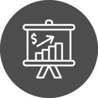 conception d'icône créative de présentation vecteur