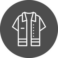 conception d'icônes créatives de chemise vecteur
