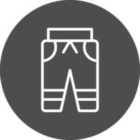 conception d'icône créative de pantalon de ski vecteur