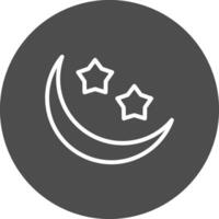 conception d'icône créative lune vecteur