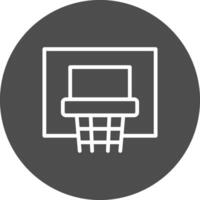 conception d'icône créative de basket-ball vecteur