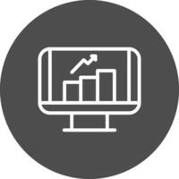 financier Les données Créatif icône conception vecteur