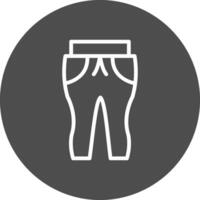 transpiration un pantalon Créatif icône conception vecteur