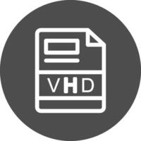 VHD Créatif icône conception vecteur