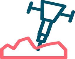 percer la conception d'icônes créatives vecteur