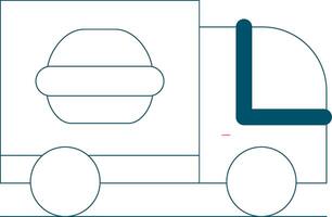 conception d'icône créative de livraison de nourriture vecteur