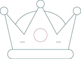 conception d'icône créative couronne vecteur