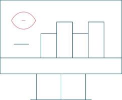 conception d'icône créative de vision vecteur