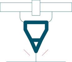 conception d'icône créative laser vecteur