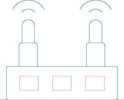 conception d'icône créative de routeur wifi vecteur