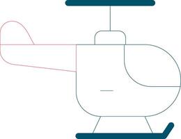 hélicoptère Créatif icône conception vecteur