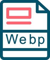 webp Créatif icône conception vecteur