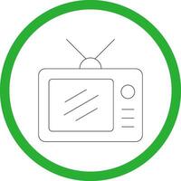 conception d'icône créative tv vecteur