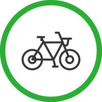 conception d'icône créative de vélo vecteur