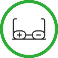 médical des lunettes Créatif icône conception vecteur