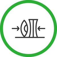 haute indice lentilles Créatif icône conception vecteur