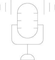 l'audio diffusion Créatif icône conception vecteur