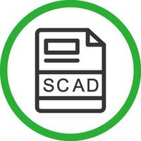 scad Créatif icône conception vecteur