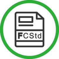 fcstd Créatif icône conception vecteur