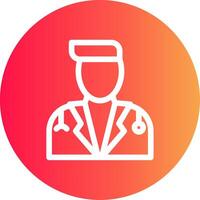 conception d'icône créative médecin vecteur