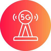 conception d'icône créative d'antenne vecteur