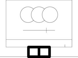 numérique animation Créatif icône conception vecteur