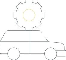 réparation un service Créatif icône conception vecteur